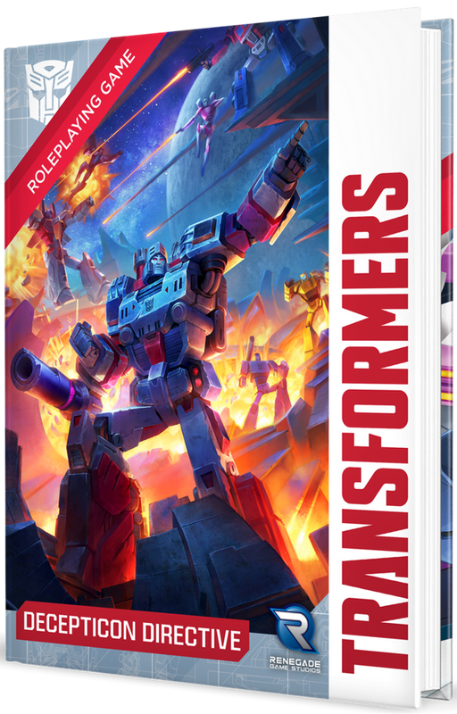 Board Games Renegade Game Studios - Transformers RPG - Deceptive Directive Rulebook - Hardcover - Cardboard Memories Inc.