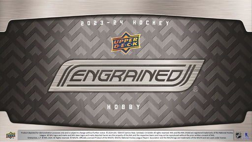 Sports Cards Upper Deck - 2023-24 - Hockey - Engrained - Hobby Box - Pre-Order November 20th 2024 - Cardboard Memories Inc.