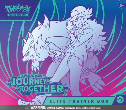 Trading Card Games Pokémon - Scarlet and Violet - Journey Together - Elite Trainer Box - Pre-Order March 28th 2025 - Cardboard Memories Inc.