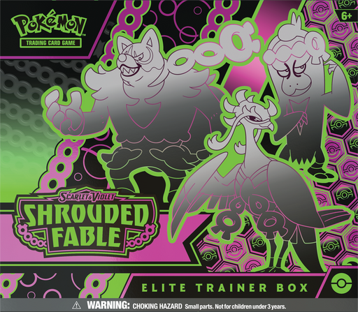 Trading Card Games Pokemon - Scarlet and Violet - Shrouded Fable - Elite Trainer Box - Pre-Order August 2nd 2024 - Cardboard Memories Inc.