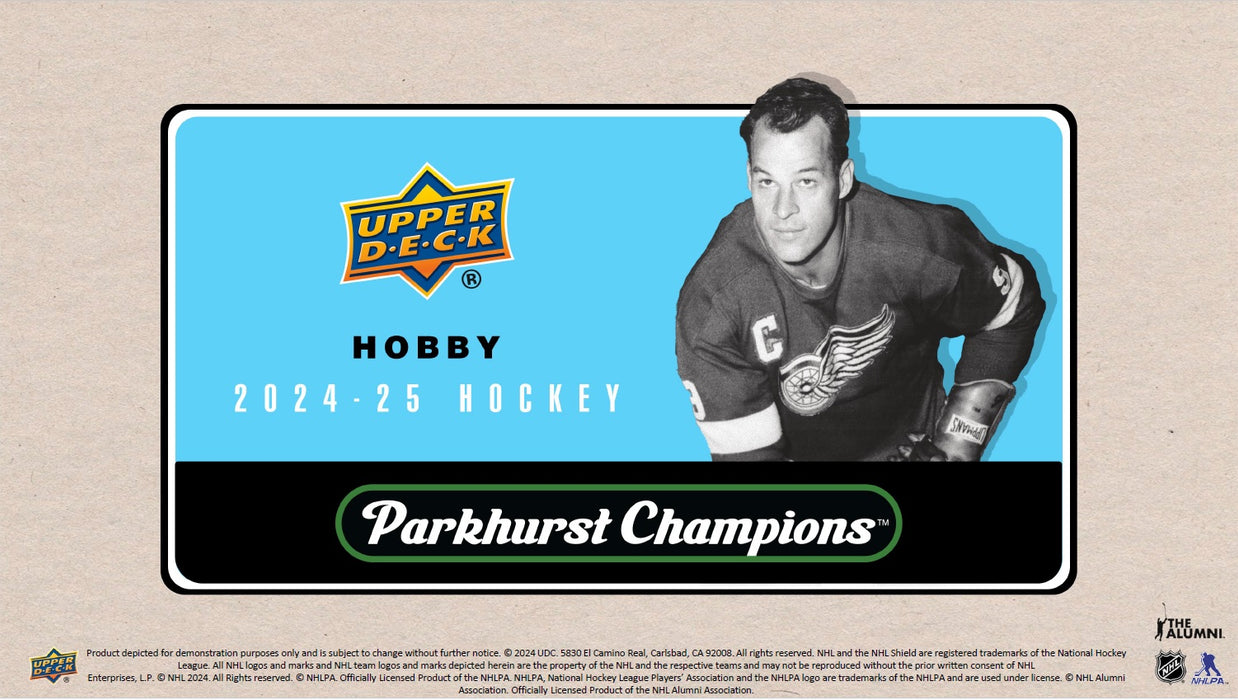 Sports Cards Upper Deck - 2024-25 - Hockey - Parkhurst Champions - Hobby Box - Pre-Order July 30th 2025 - Cardboard Memories Inc.