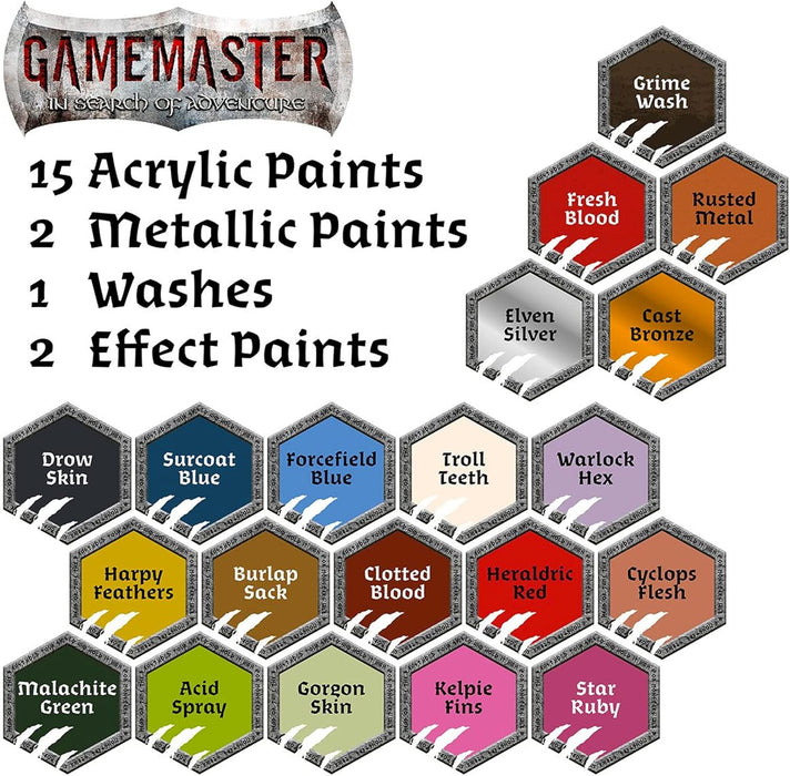 Paints and Paint Accessories Army Painter - Gamesmaster - Wandering Monsters Starter Role-Playing - Paint Set - Cardboard Memories Inc.