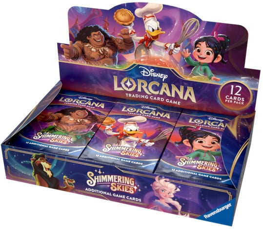 Trading Card Games Disney - Lorcana - Shimmering Skies - Booster Box - Cardboard Memories Inc.