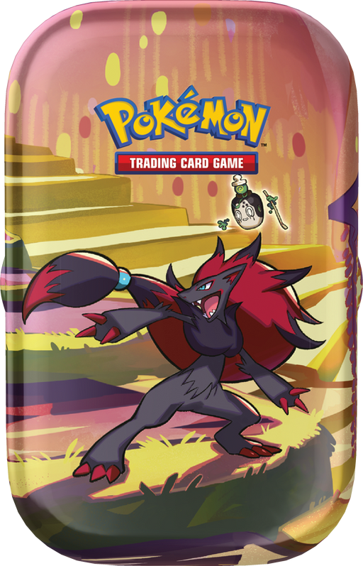 Trading Card Games Pokemon - Scarlet and Violet - Shrouded Fable - Mini-Tin - Zoroark - Pre-Order August 2nd 2024 - Cardboard Memories Inc.
