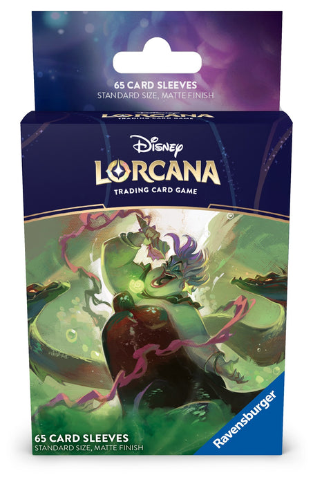 Supplies Disney - Lorcana - Archazias Island - Sleeves - Ursula - Pre-Order March 7th 2025 - Cardboard Memories Inc.