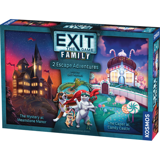 Board Games Thames and Kosmos - EXIT - Family 2 Escape Adventures - Available March 15th 2025 - Cardboard Memories Inc.