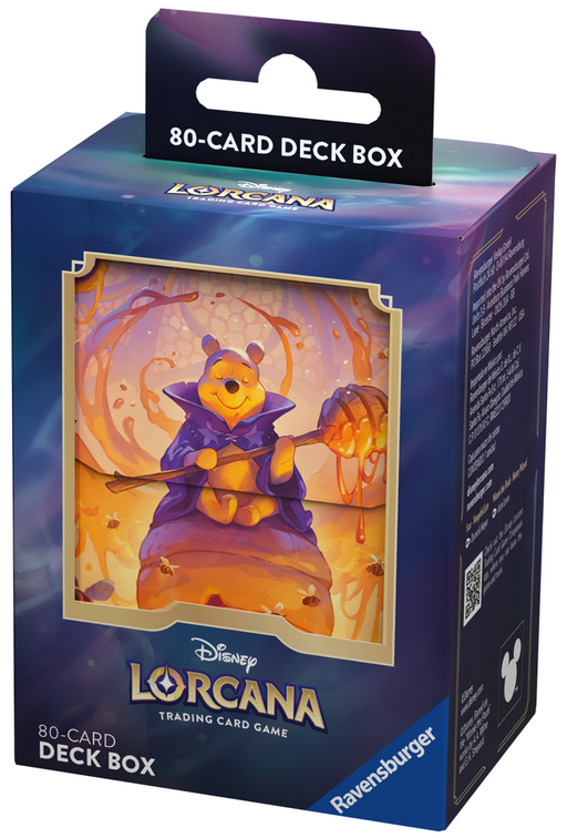 Supplies Disney - Lorcana - Azurite Sea - Deck Box - Pooh - Cardboard Memories Inc.