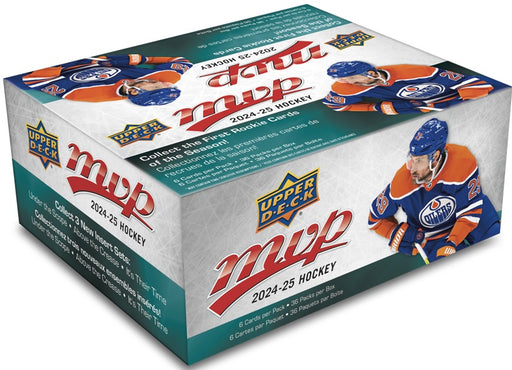 Sports Cards Upper Deck - 2024-25 - Hockey - MVP - Trading Card Retail Box - Cardboard Memories Inc.