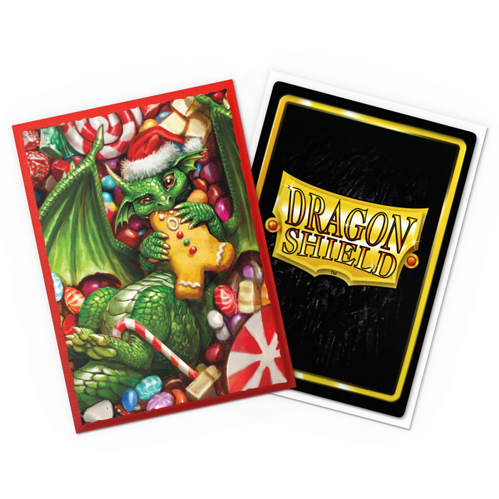 Supplies Arcane Tinmen - Dragon Shield Sleeves - Brushed Art Christmas 2024 - Available November 8th 2024 - Cardboard Memories Inc.