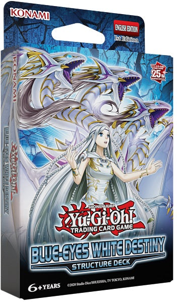 Trading Card Games Konami - Yu-Gi-Oh! - Blue Eyes White Destiny - Structure Deck - Pre-Order February 7th 2025 - Cardboard Memories Inc.