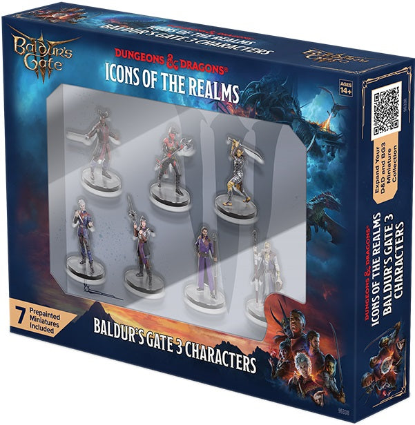 Role Playing Games Wizards of the Coast - Dungeons and Dragons - Icons of the Realms - Baldur's Gate 3 - Character Boxed Set - Pre-Order February 15th 2025 - Cardboard Memories Inc.