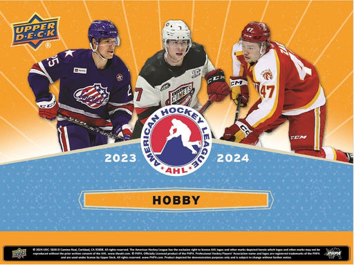 Sports Cards Upper Deck - 2023-24 - Hockey - AHL - Hobby Box - Pre-Order July 17th 2024 - Cardboard Memories Inc.