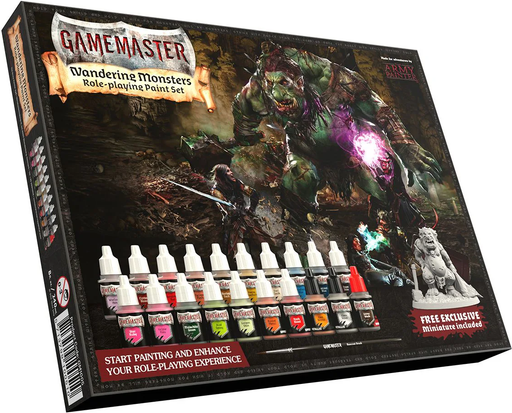 Paints and Paint Accessories Army Painter - Gamesmaster - Wandering Monsters Starter Role-Playing - Paint Set - Cardboard Memories Inc.