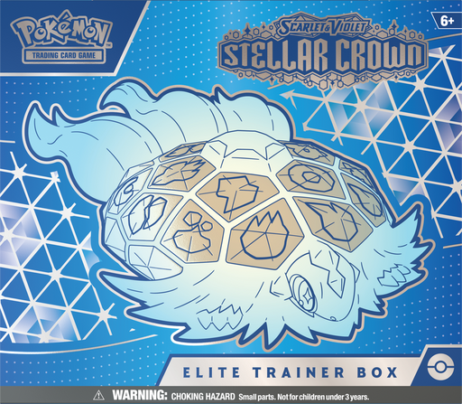 Trading Card Games Pokemon - Scarlet and Violet - Stellar Crown - Elite Trainer Box - Cardboard Memories Inc.