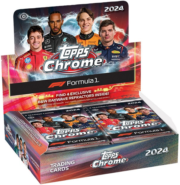 Sports Cards Topps - 2024 - Formula 1 Racing - Chrome - Lite Box - Pre-Order November 22nd 2024 - Cardboard Memories Inc.