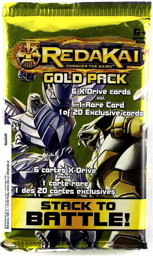 Trading Card Games Spin Master - Redakai - Gold Pack - Booster Pack - Cardboard Memories Inc.