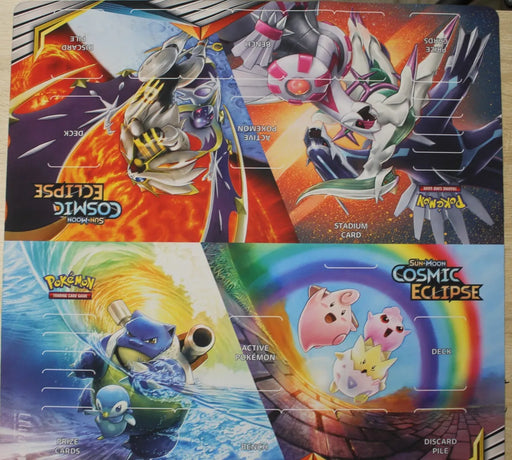 Trading Card Games Ultra Pro - Pokemon - Sun and Moon - Cosmic Eclipse - Two Player Playmat - Cardboard Memories Inc.