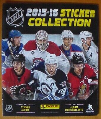 Stickers Panini - 2015-16 - Hockey - Sticker Album - Cardboard Memories Inc.