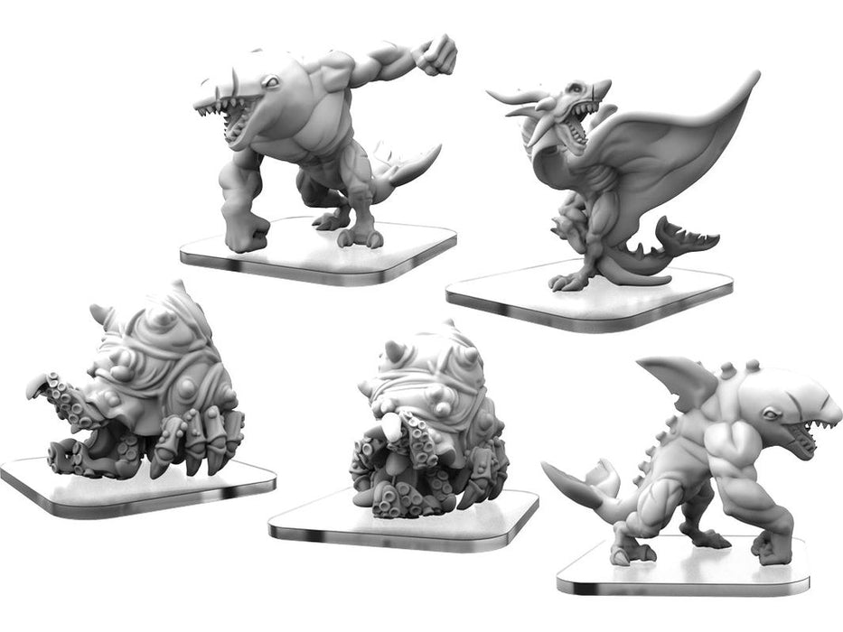 Collectible Miniature Games Privateer Press - Monsterpocalypse - Protectors - Kraken Hatchlings - Orca Sea Dragon- PIP 51204 - Cardboard Memories Inc.