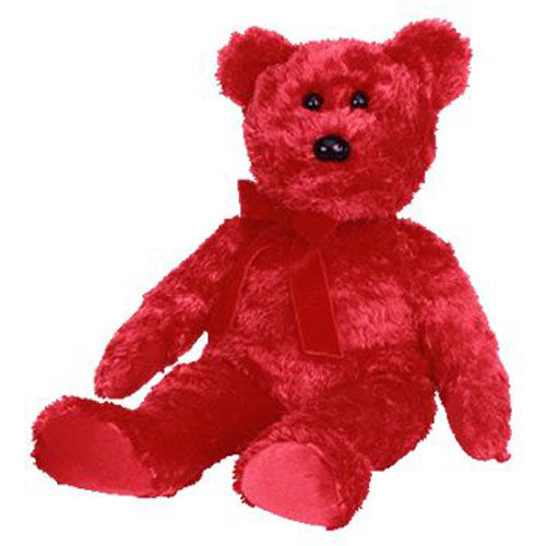 Plush TY Beanie Buddy - Sizzle the Bear - Cardboard Memories Inc.