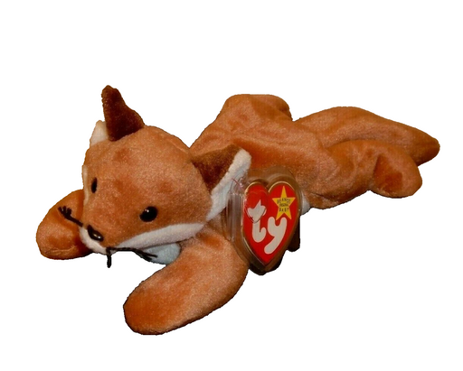 Plush TY Beanie Babies - Sly the Fox - Cardboard Memories Inc.