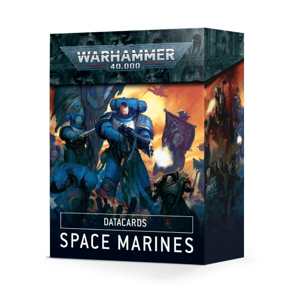 Collectible Miniature Games Games Workshop - Warhammer 40K - (9th Edition) Data cards - Space Marines - 48-02 - OUT OF PRINT - Cardboard Memories Inc.