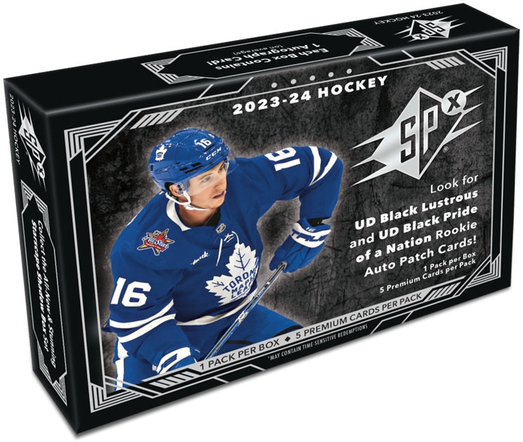 Sports Cards Upper Deck - 2023-24 - Hockey - SPX - Hobby Box - Cardboard Memories Inc.