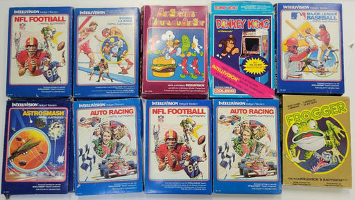 Supplies Intellivision - Video Game Lot of 31 & Voice Modules - Untested - Cardboard Memories Inc.