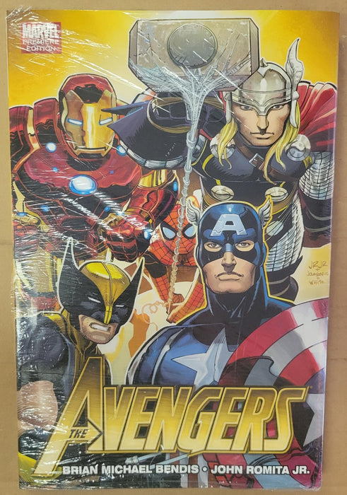 Comic Books, Hardcovers & Trade Paperbacks Marvel Comics - Avengers by Brain Michael Bendis (2011) Premier Edition Pre-Owned (Cond. FN+) - HC0215 - Cardboard Memories Inc.