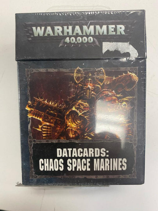 Collectible Miniature Games Games Workshop - Warhammer 40K (9th Edition) Data cards - Chaos Space Marines 43-02-60 OUT OF PRINT - Cardboard Memories Inc.