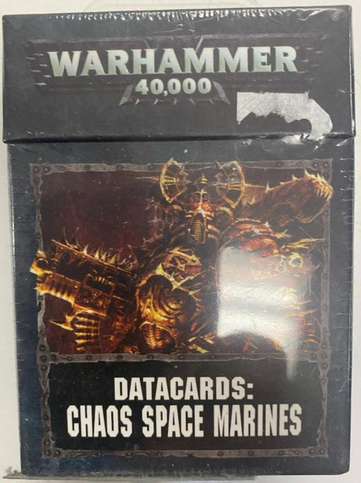 Collectible Miniature Games Games Workshop - Warhammer 40K - (9th Edition) Data cards - Chaos Space Marines - 43-02-60 - OUT OF PRINT - Cardboard Memories Inc.