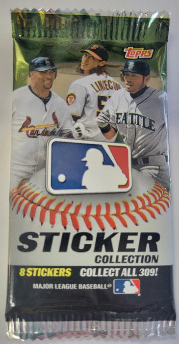 Stickers Topps - 2011 - Baseball - Sticker Collection - Sticker Pack - Cardboard Memories Inc.