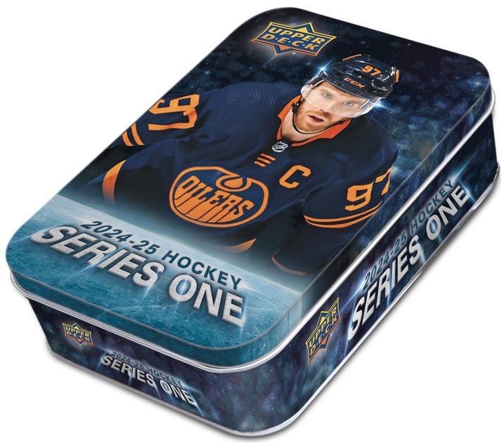 Sports Cards Upper Deck - 2024-25 - Hockey - Series 1 - Tin - Pre-Order November 20th 2024 - Cardboard Memories Inc.