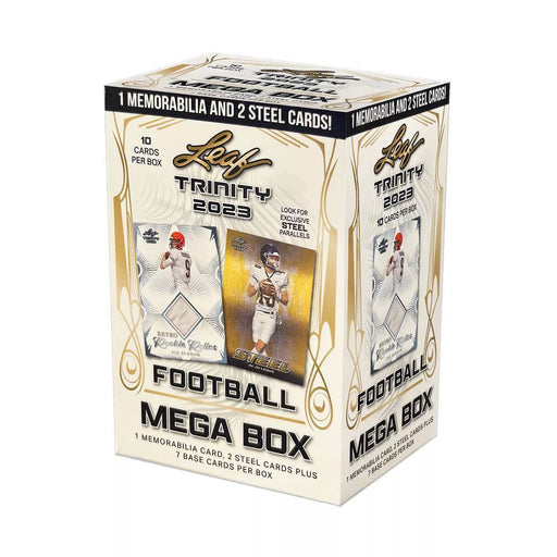 Sports Cards Leaf - 2023 - Football - Trinity - Mega Box - Cardboard Memories Inc.