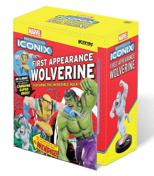 Collectible Miniature Games Wizkids - Marvel - HeroClix - Iconix - First Appearance of Wolverine - Cardboard Memories Inc.