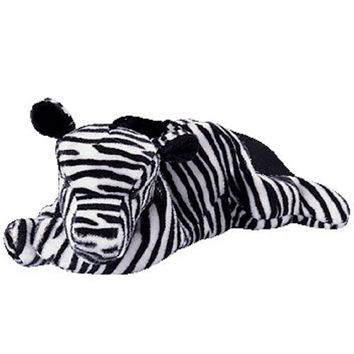 Plush TY Beanie Baby - Ziggy the Zebra - Cardboard Memories Inc.