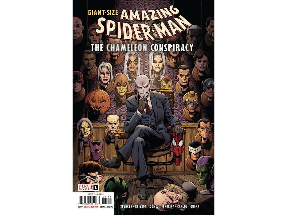 Comic Books Marvel Comics - Giant-Sized - Amazing Spider-Man - Chameleon Conspiracy - 001 - (Cond. VF)  - 10087 - Cardboard Memories Inc.