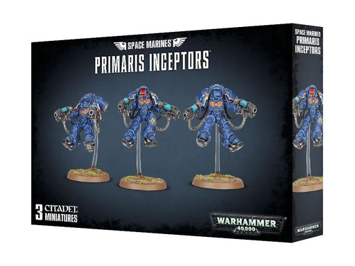 Collectible Miniature Games Games Workshop - Warhammer 40K - Space Marines - Primaris Inceptors - 48-79 - Cardboard Memories Inc.