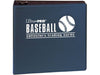 Supplies Ultra Pro - Binder - Blue Baseball Binder - 3 inch D-Ring - Cardboard Memories Inc.