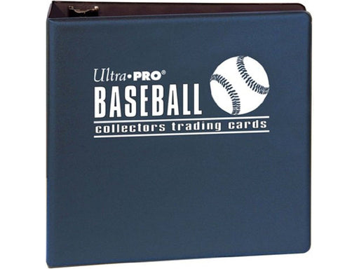 Supplies Ultra Pro - Binder - Blue Baseball Binder - 3 inch D-Ring - Cardboard Memories Inc.