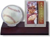 Supplies Ultra Pro - Ball and Card Holder - Dark Wood - Cardboard Memories Inc.