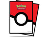 Supplies Ultra Pro - Deck Protectors - Standard Size - 65 Count Pokeball - Cardboard Memories Inc.