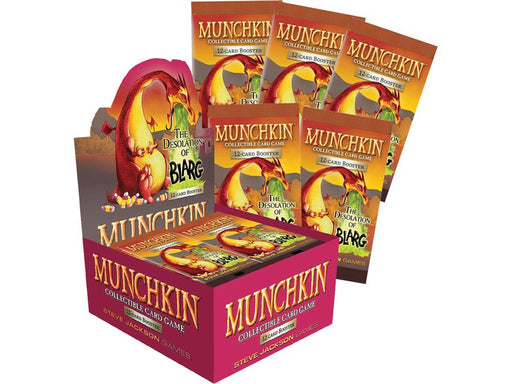 Trading Card Games Steve Jackson Games - Munchkin Collectible Card Game - Desolation of Blarg - Booster Box - Cardboard Memories Inc.