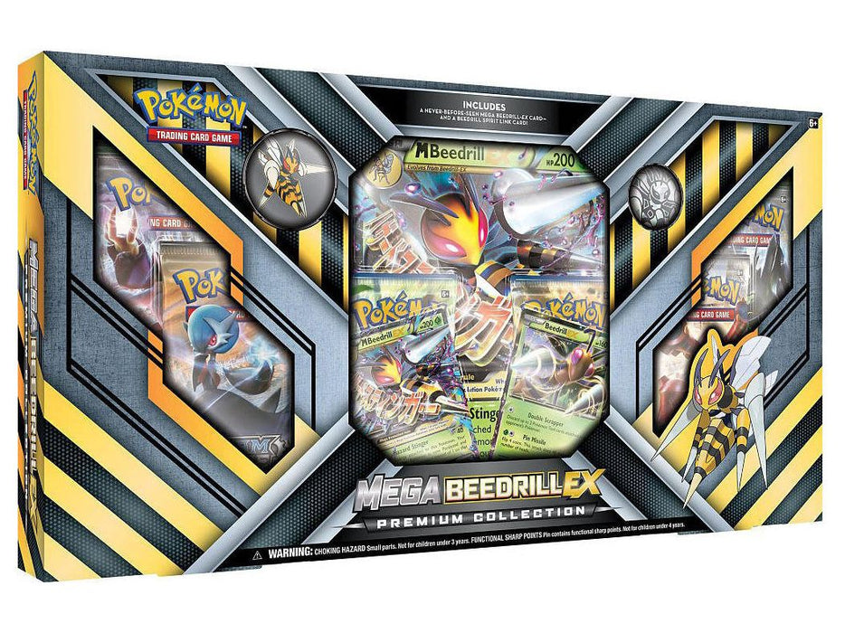 Trading Card Games Pokemon - Mega Beedrill-EX - Premium Collection Trading Card Box - Cardboard Memories Inc.