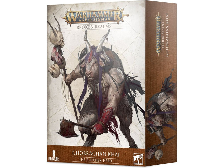 Collectible Miniature Games Games Workshop - Warhammer Age of Sigmar - Broken Realms - Ghorraghan Khai - the Butcher Herd - 81-06 - Cardboard Memories Inc.