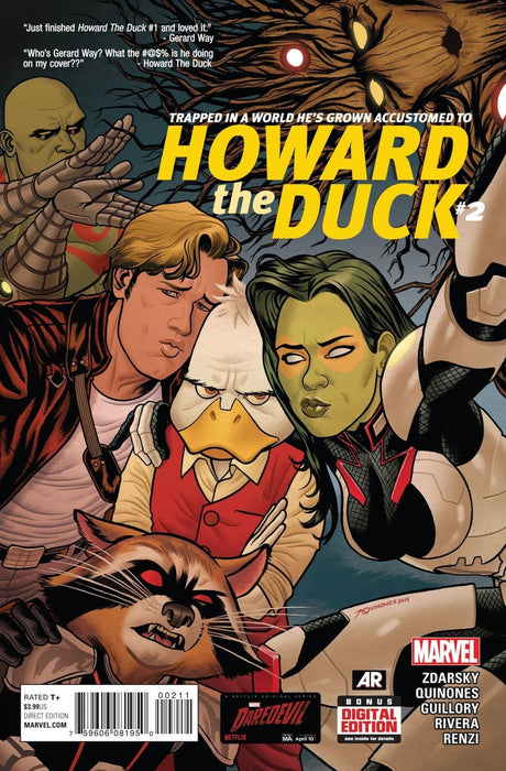 Comic Books Marvel Comics - Howard The Duck (2015 4th Series) 002 (Cond. FN) - 1271 - Cardboard Memories Inc.