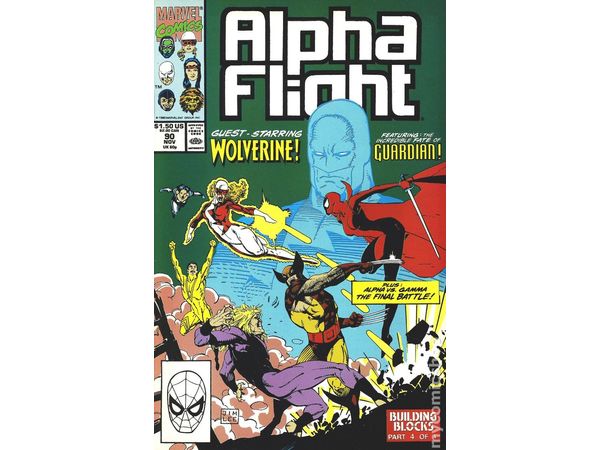 Comic Books Marvel Comics - Alpha Flight (1982 1st Series) 090 - 7595 - Cardboard Memories Inc.