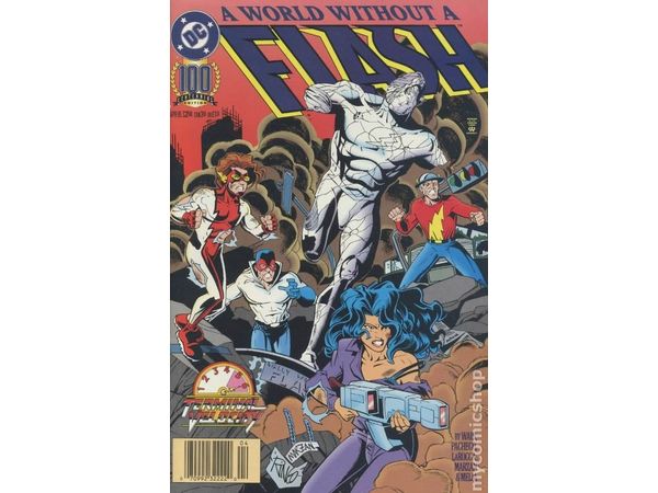 Comic Books DC Comics - Flash (1987 2nd Series) 100 - CVR B Variant Edition (Cond. FN/VF) - 15701 - Cardboard Memories Inc.