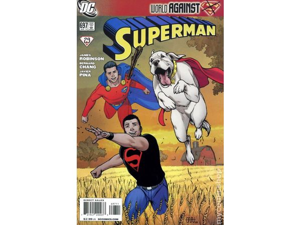 Comic Books DC Comics - Superman (1987 2nd Series) 697 (Cond. VF-) - 14082 - Cardboard Memories Inc.