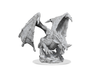 Role Playing Games Wizkids - Dungeons and Dragons - Unpainted Miniature - Nolzurs Marvellous Miniatures - Young Blue Dragon - 90322 - Cardboard Memories Inc.